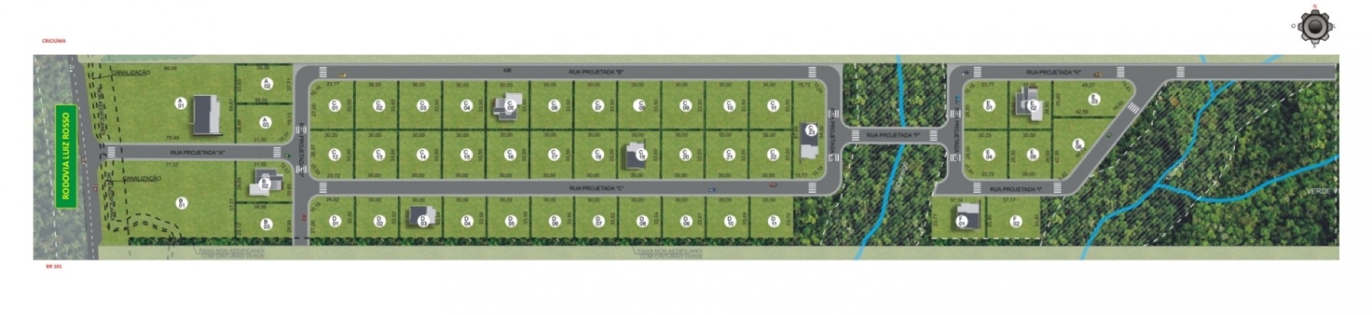 Loteamento Industrial — planta 1