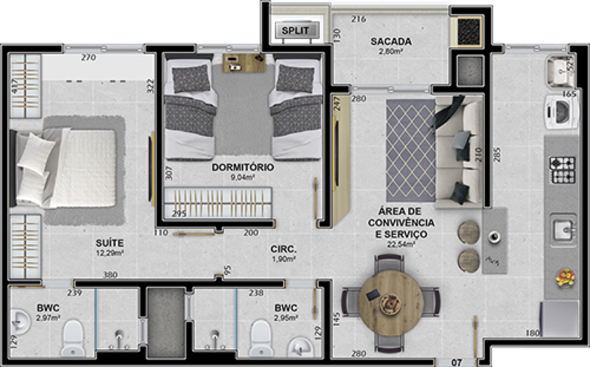 Comercial e Residencial Novo Horizonte — planta 4