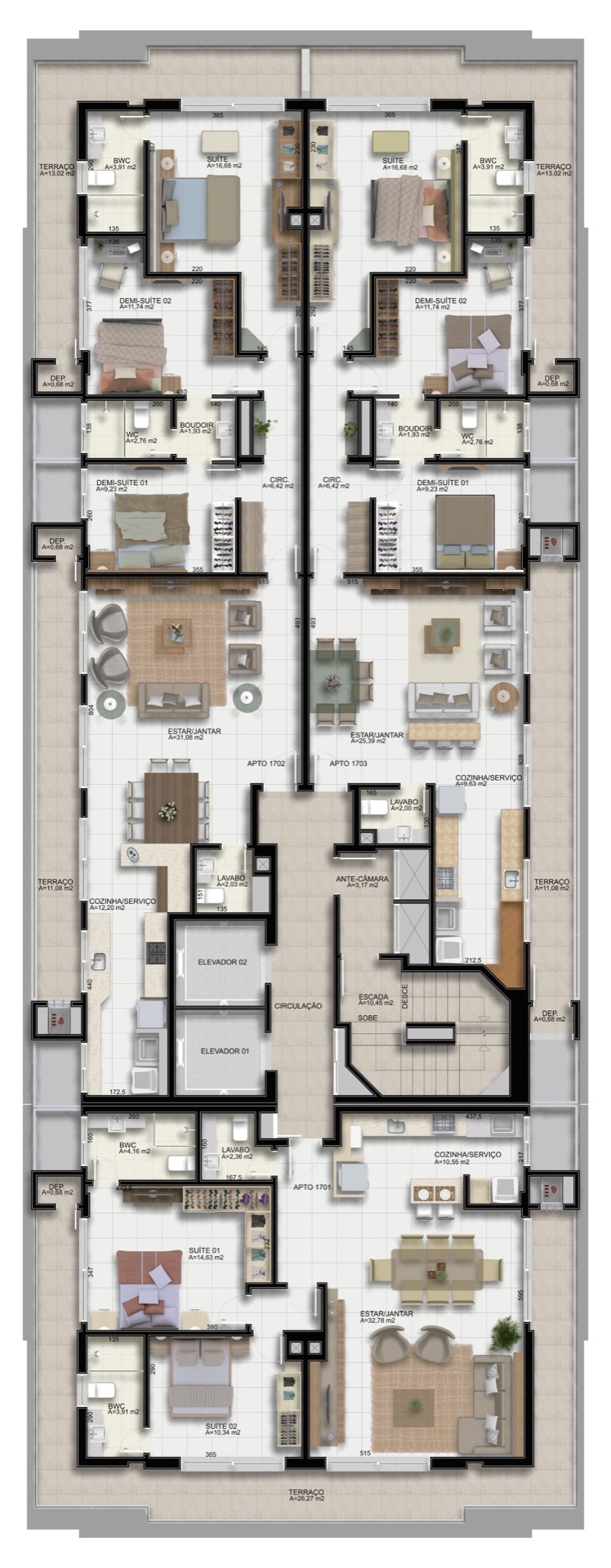 Residencial Hamburgo — planta 4